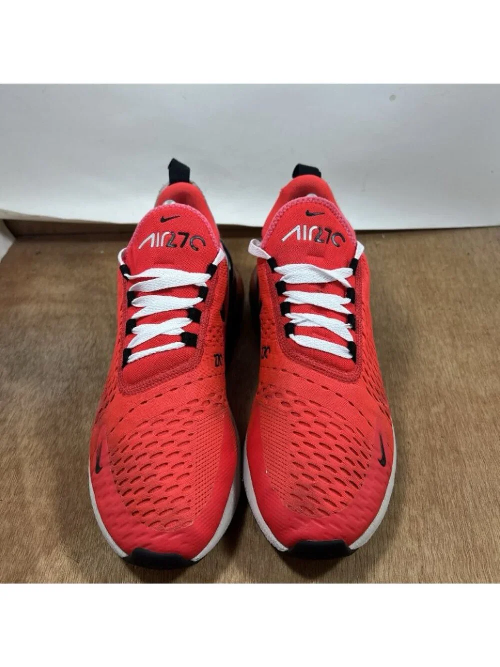 Nike Air Max 270 Red Orbit Men 8.5 Athletic Casual Running Sneakers BV6078-600